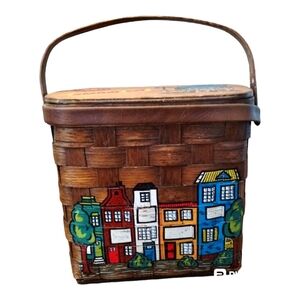 Caro Nan Basket Bag Vintage Purse
